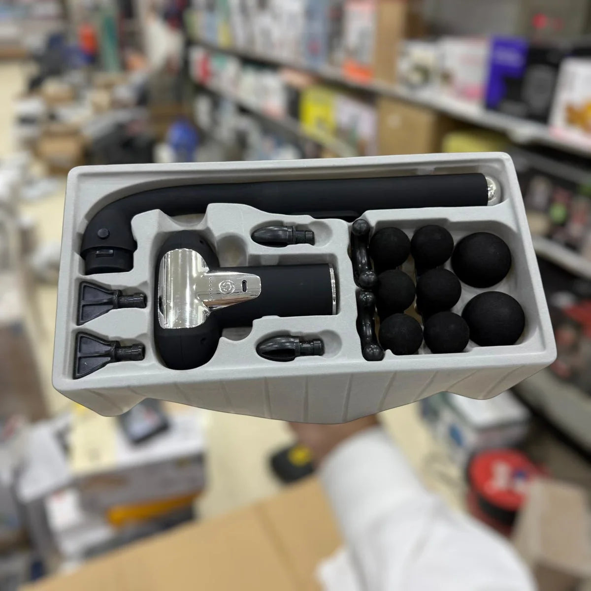 MDHL MD-XY-1S Versatile Muscle Massage Gun – Deep Tissue Percussion Massager with 10 Heads