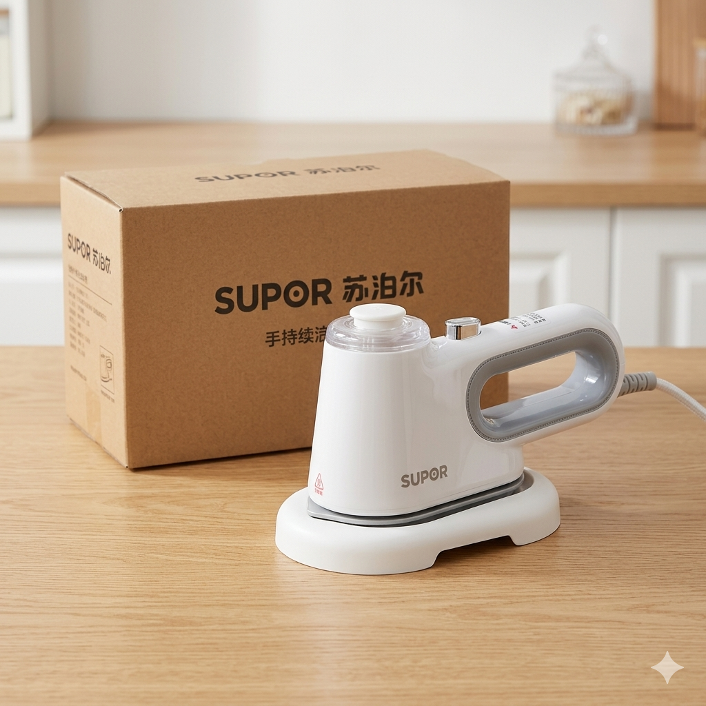 Supor Handheld Garment Steamer – Portable Electric Steam Iron for Clothes
