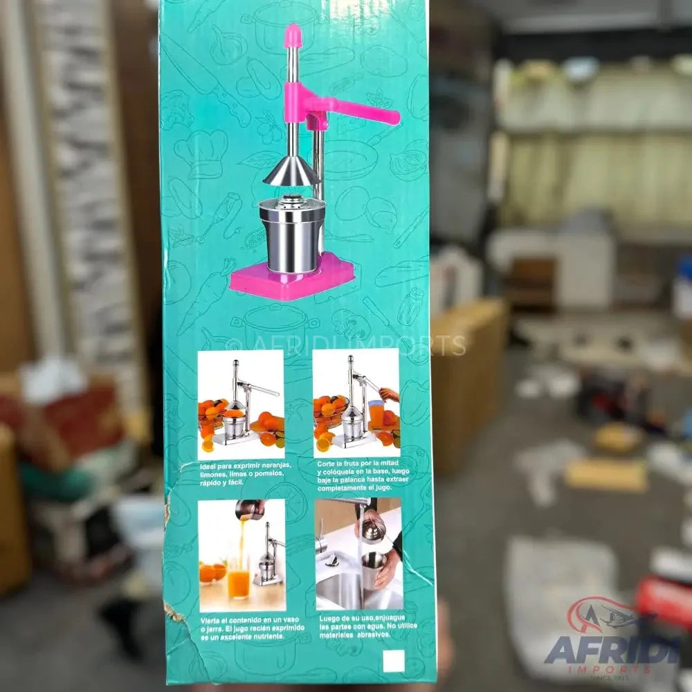 Stainless Steel Manuall Fruit Juicer